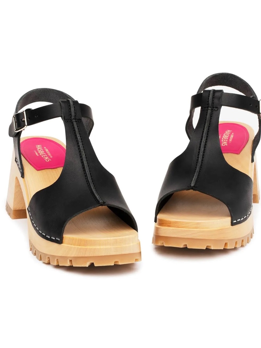 Swedish Hasbeens Tracta Heeled Sandals